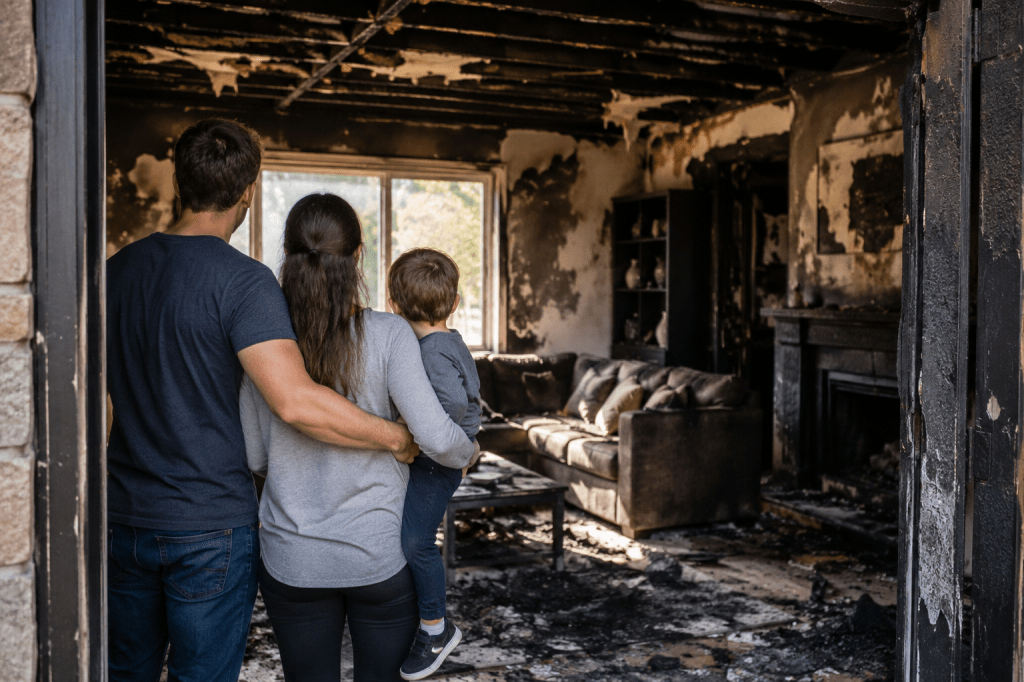 Can You Stay in Your Home After Fire&nbsp;Damage?
